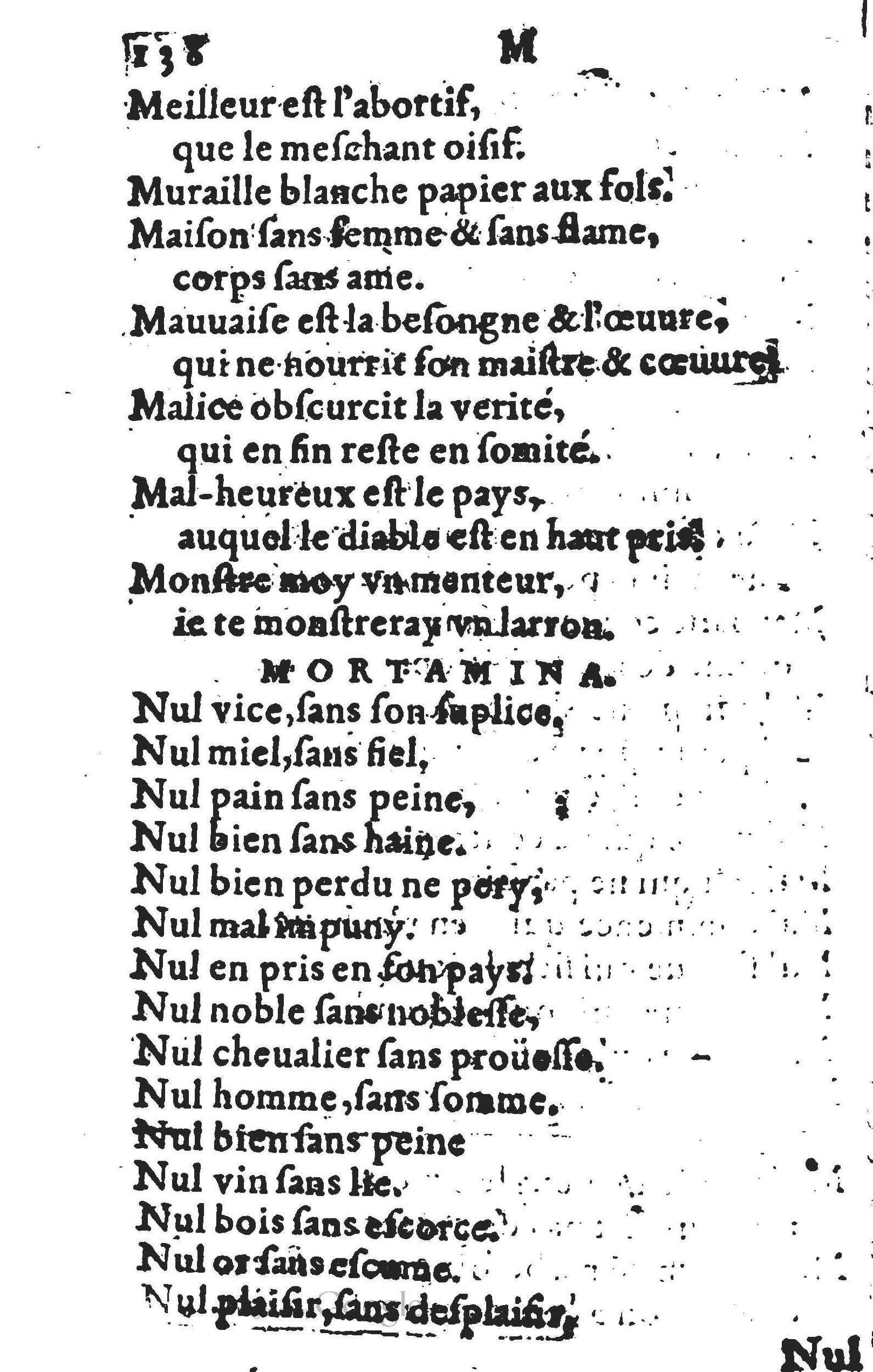 1578 - Nicolas Lescuyer - Trésor des sentences dorées - UGent
