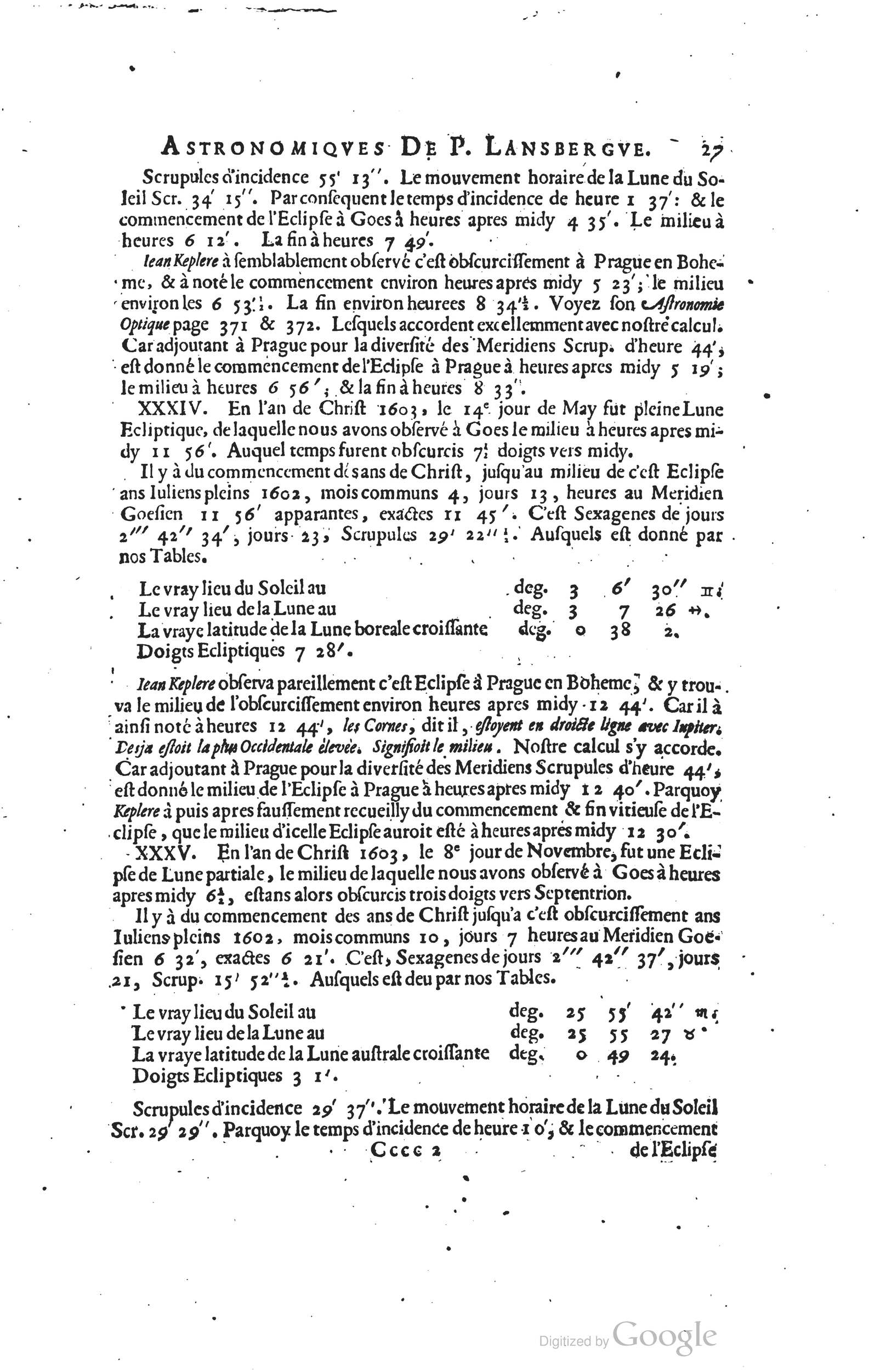 1634 - Zacharie Roman - Les Tables perpétuelles - Universiteit Leiden