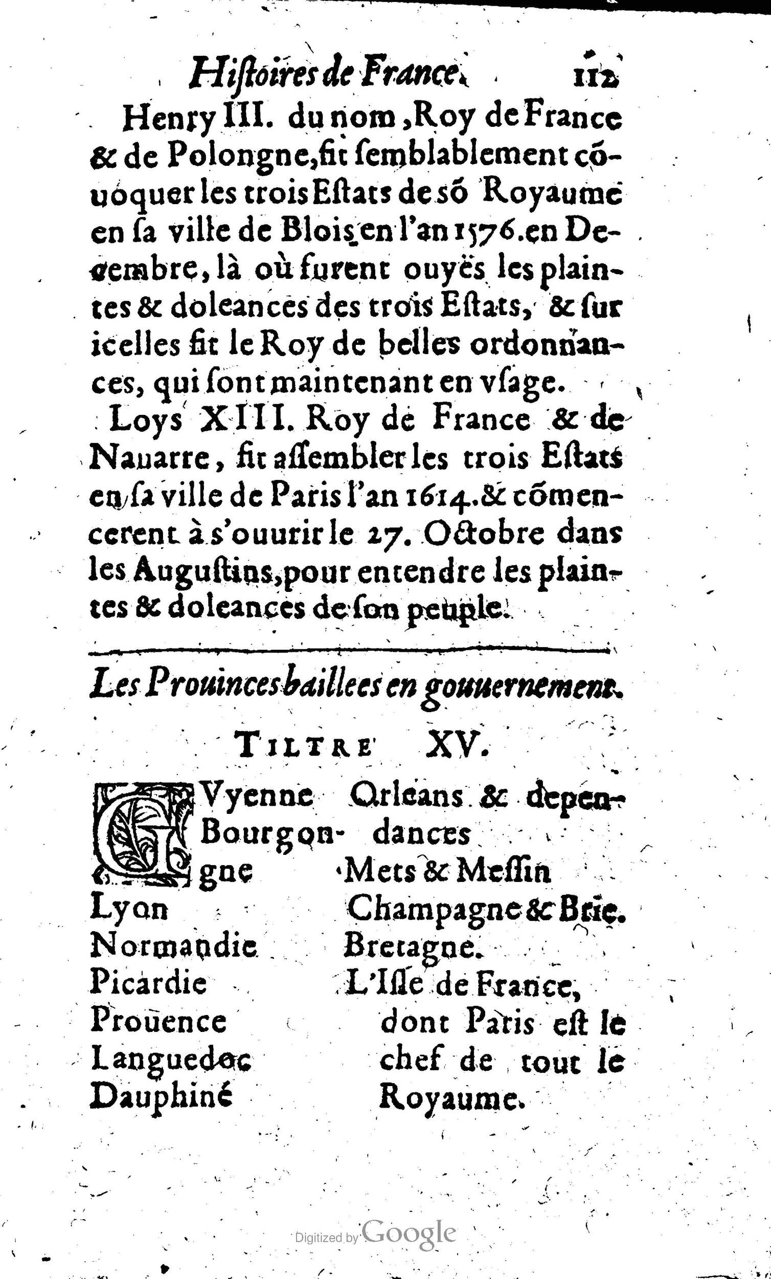1619 - Jean Corrozet - Trésor des histoires de France - Anvers Musée Plantin-Moretus