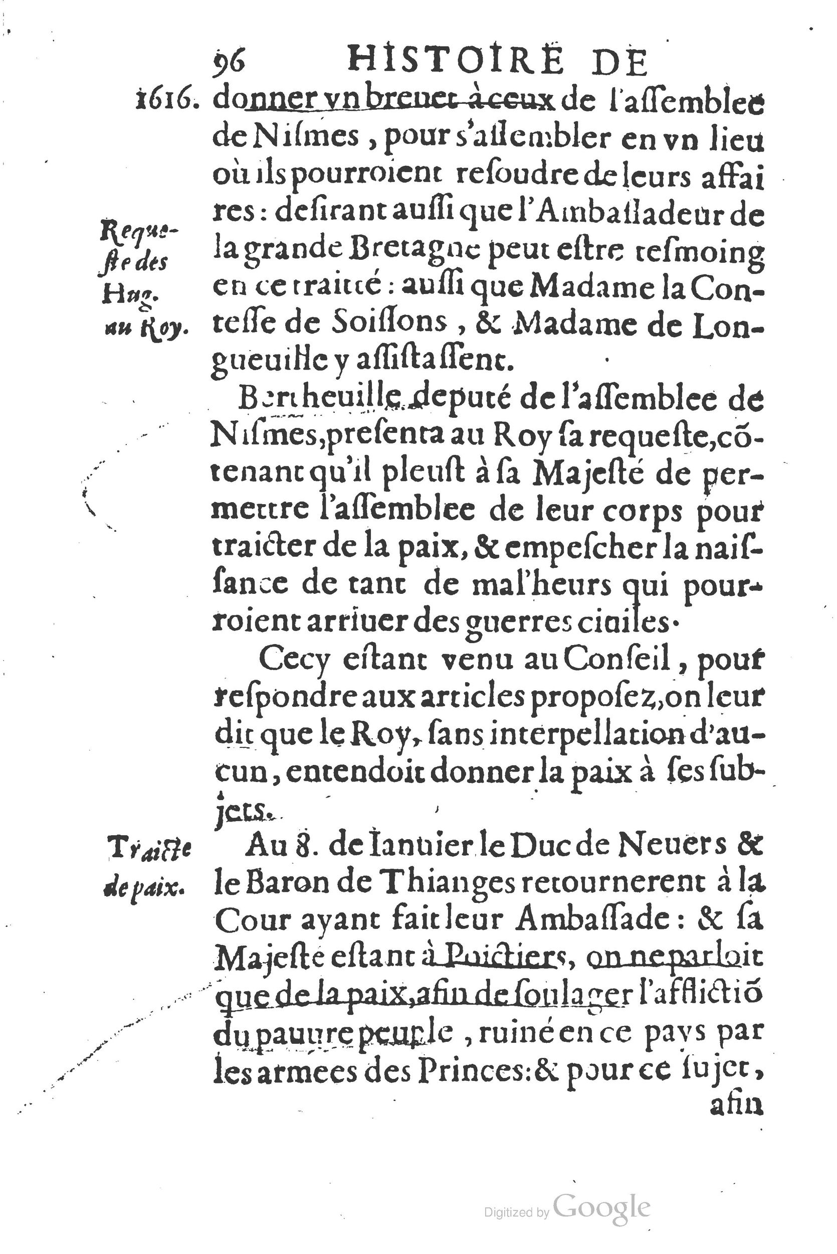 1626 - Joseph Bouillerot - Trésor de l’histoire générale de notre temps - BSB Munich