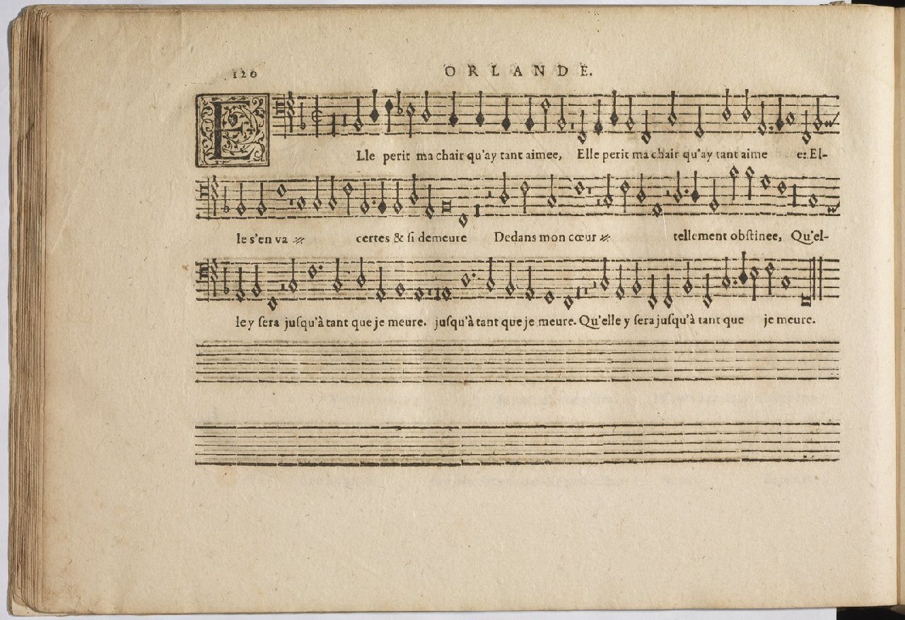 1594 - Paul Marceau - Trésor de musique d&#039;Orlande de Lassus, Superius, Bassus, Tenor, Quinta pars - BnF