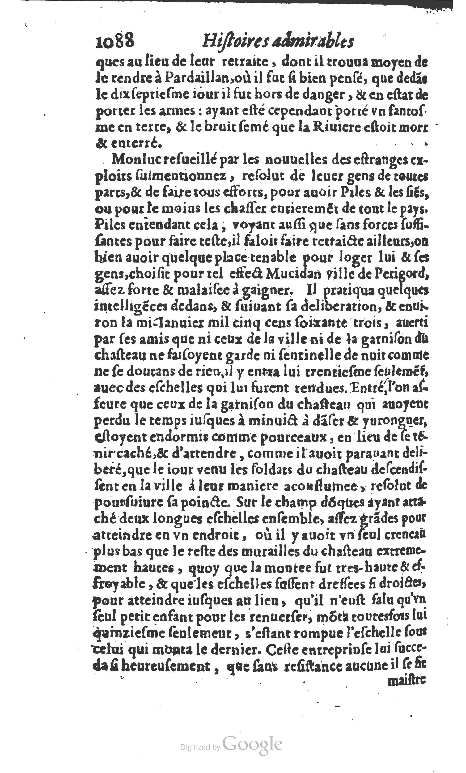 1610 - Paul Marceau - Trésor d’histoires admirables et mémorables - Princeton 1610 - Paul Marceau - Trésor d’histoires admirables et mémorables - Princeton