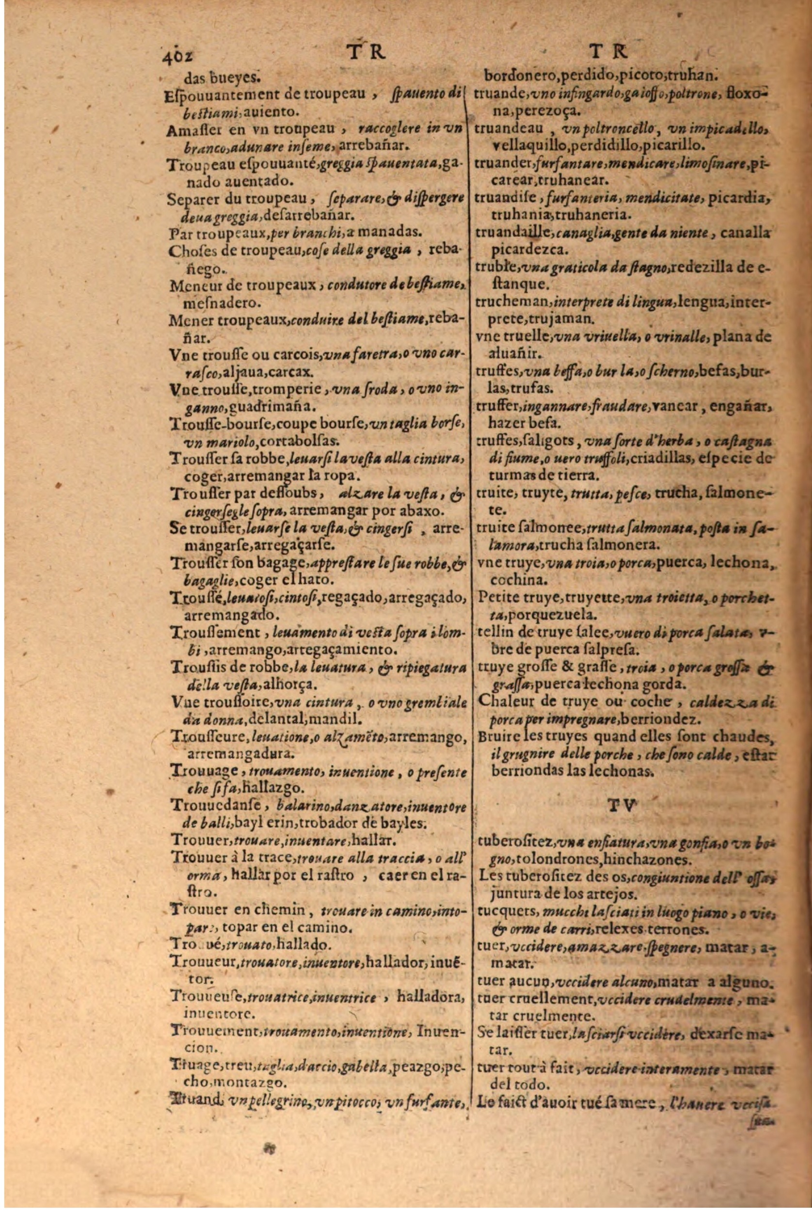 1616 - Pierre de la Rovière - Trésor des trois langues (Seconde partie) - BSB Munich