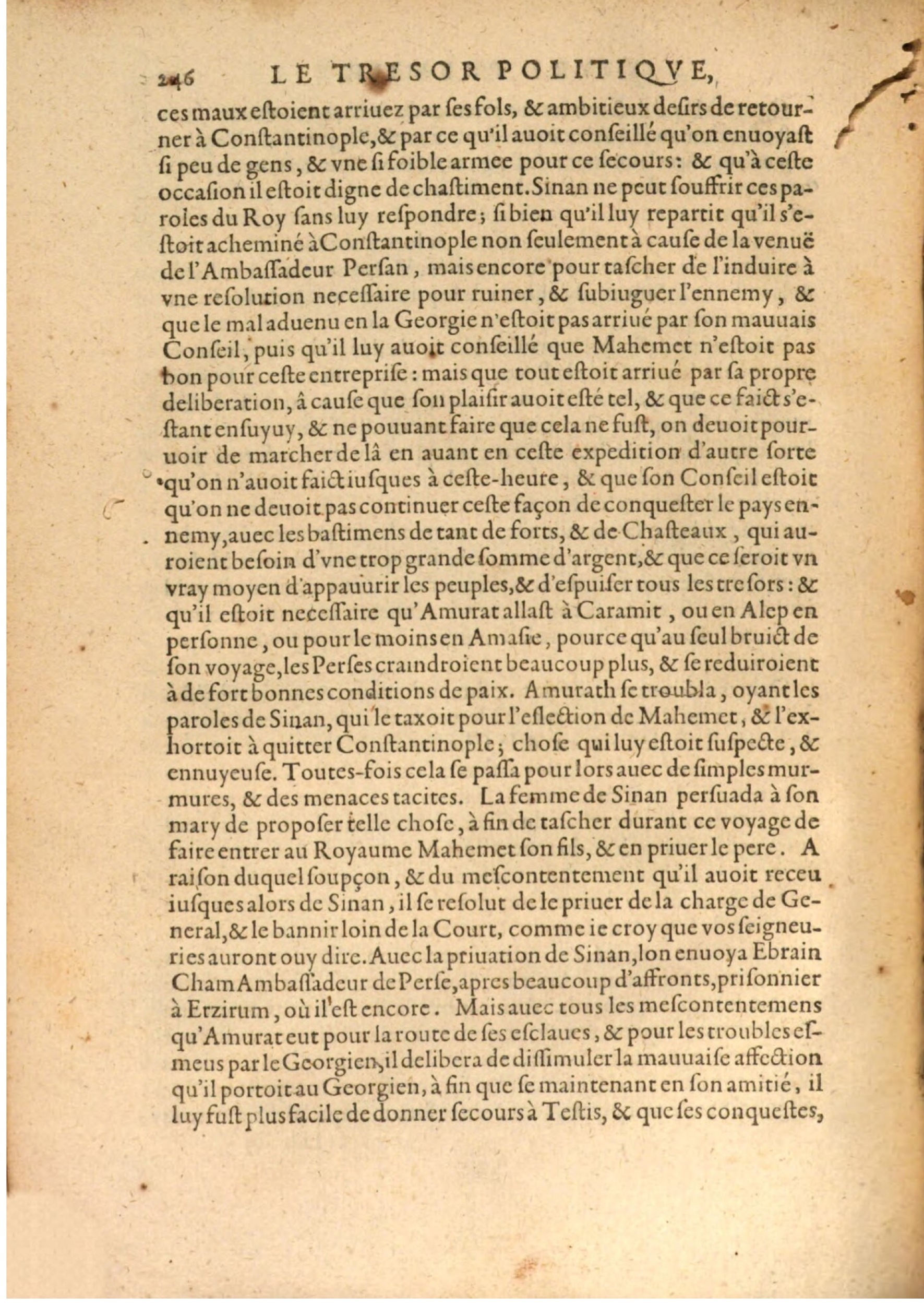 1608 - Nicolas Du Fossé - Trésor politique - BSB Munich