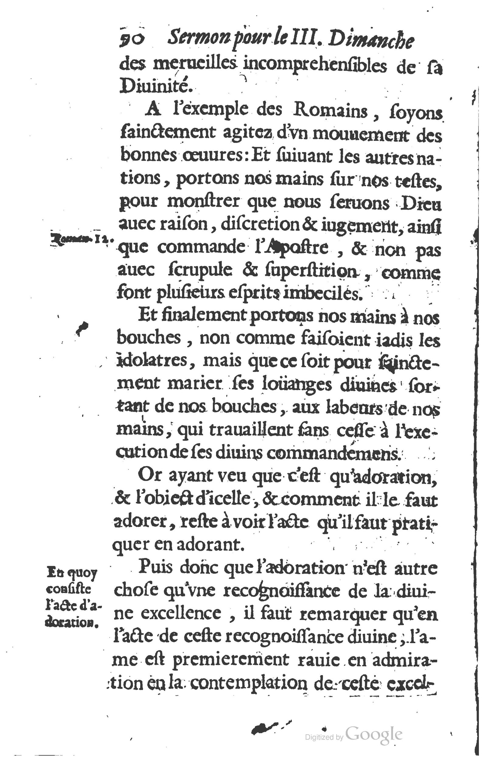 1629 - Manassés de Préaulx - Sermons ou Trésors de la piété chrétienne - BM Lyon