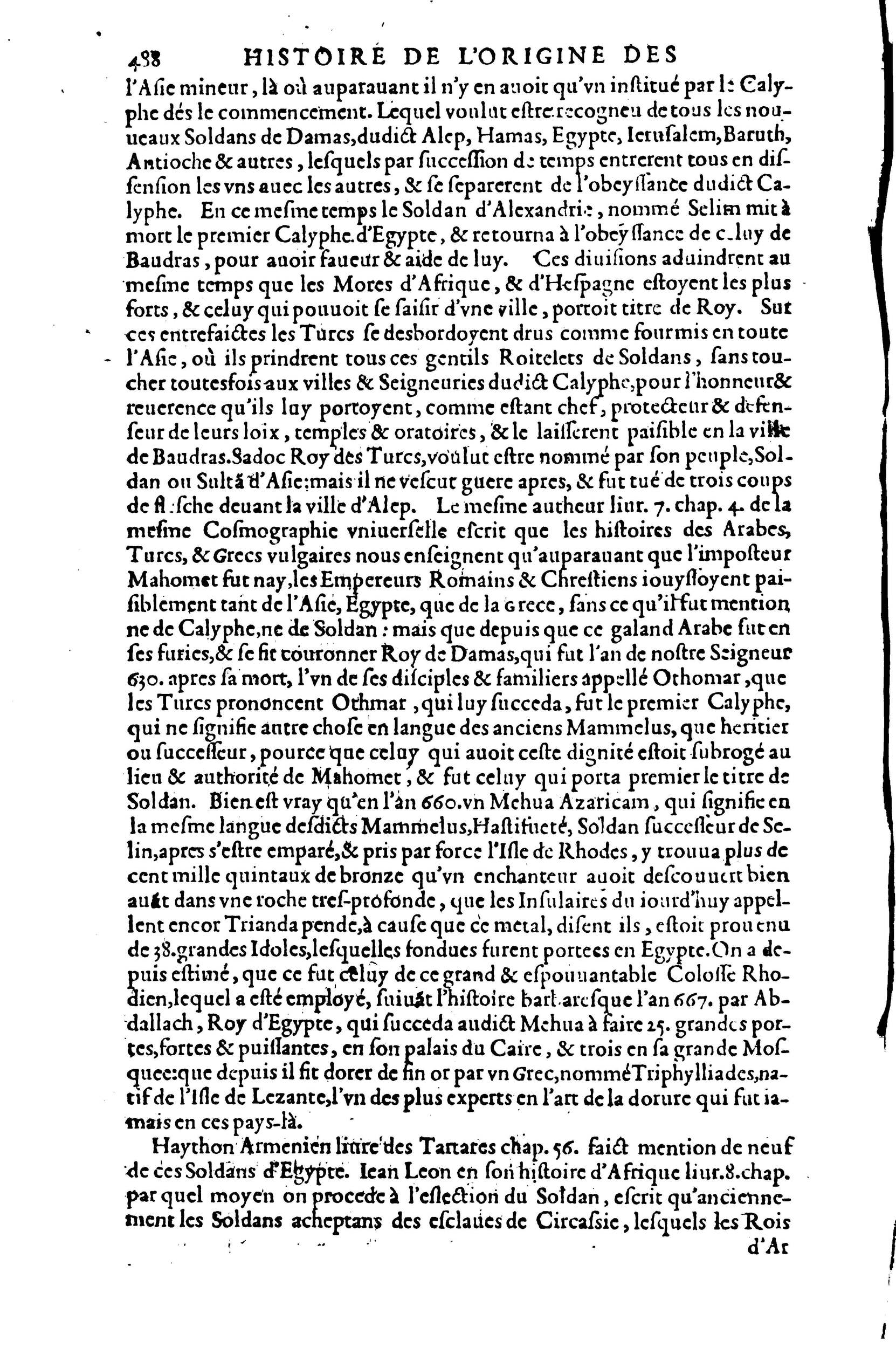 1608 - Nicolas Du Fossé - Trésor politique - BnF Tolbiac