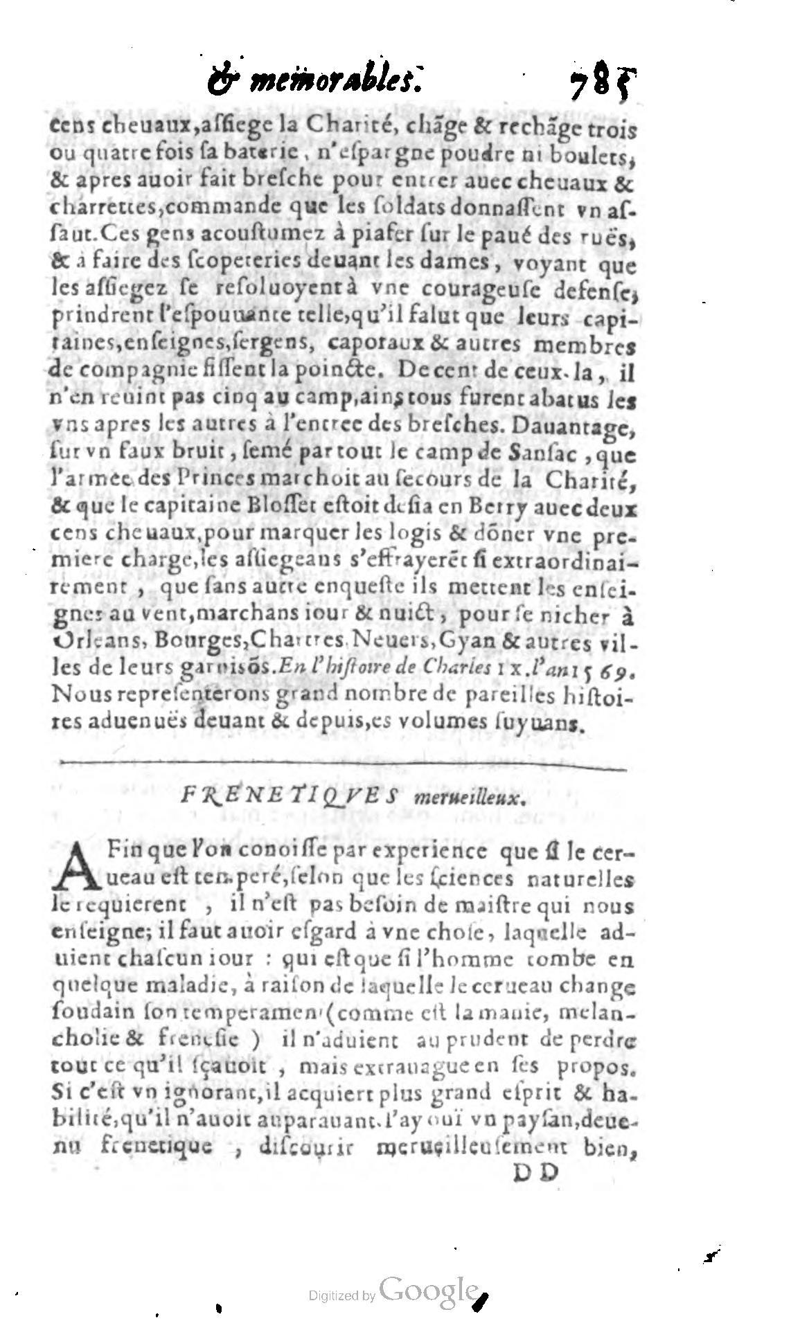 1620 - Samuel Crespin - Trésor d’histoires admirables et mémorables - BCU Lausanne