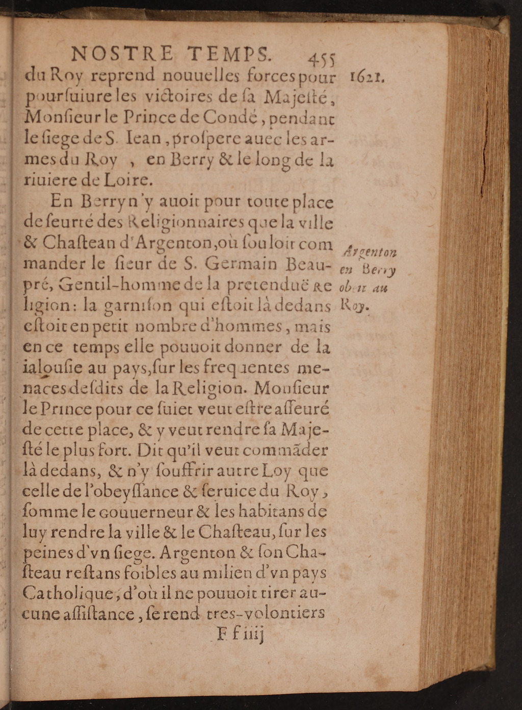 1626 - Joseph Bouillerot - Trésor de l’histoire générale de notre temps - BnF Arsenal