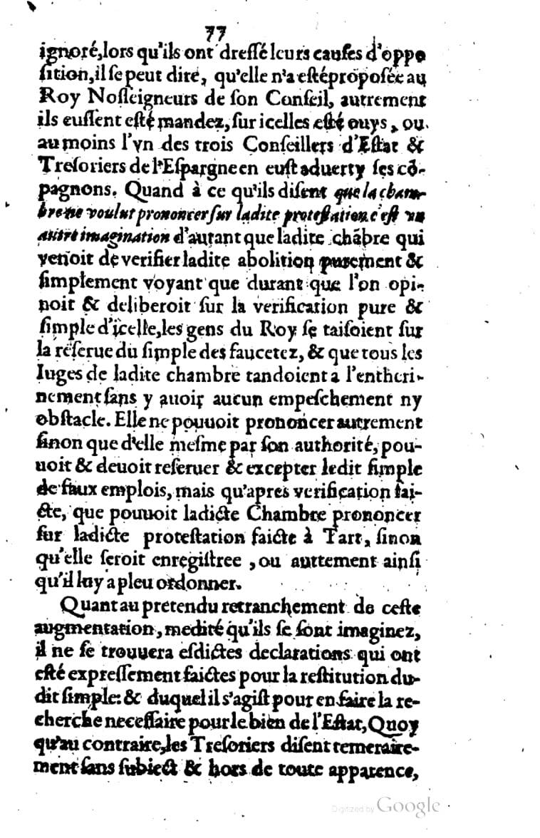 1615 - s.n. 2 - Trésor des trésors de France - BM Lyon