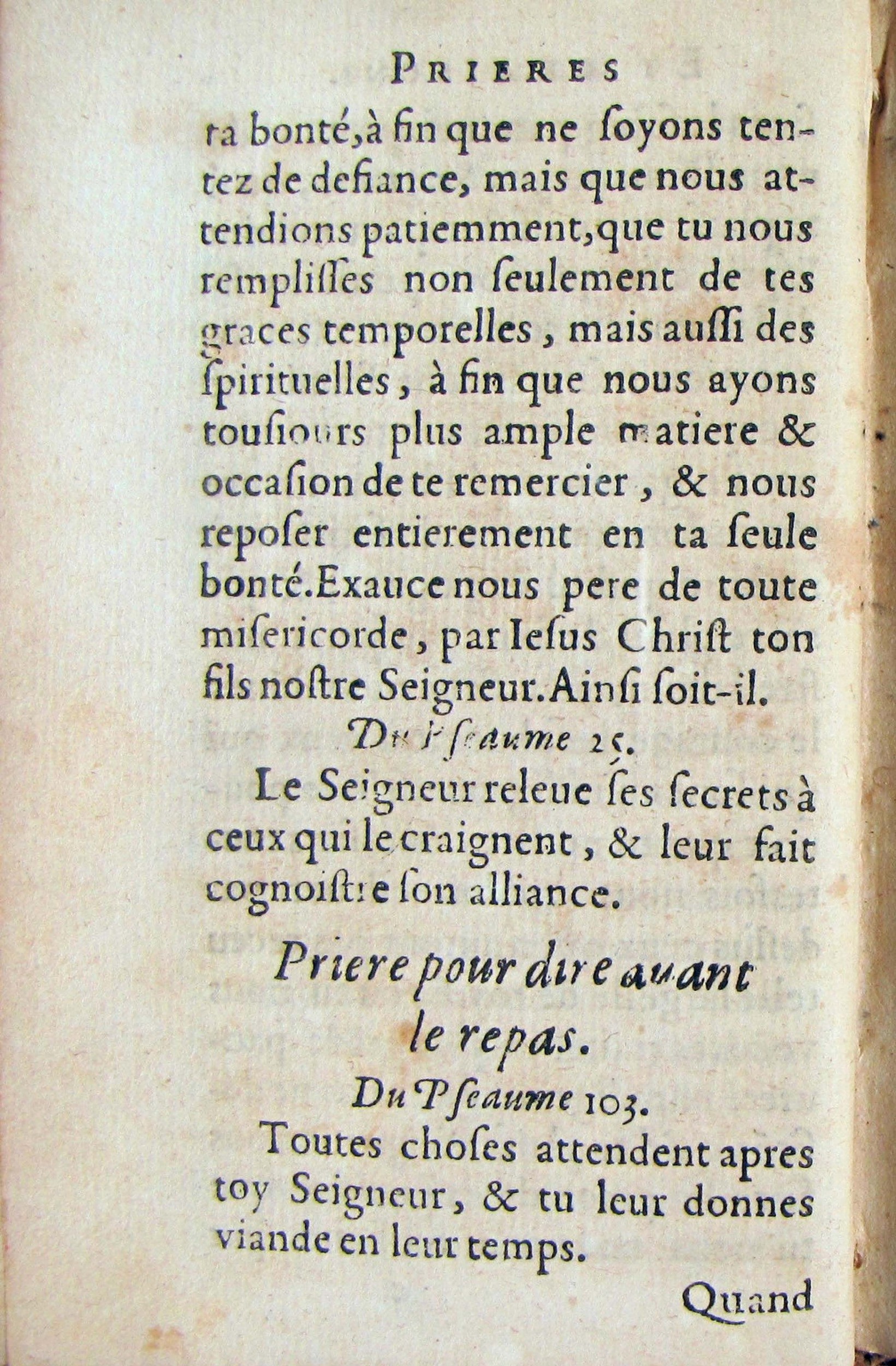 1572 - Antoine Certia - Trésor des prières, oraisons et instructions chrétiennes - Nîmes