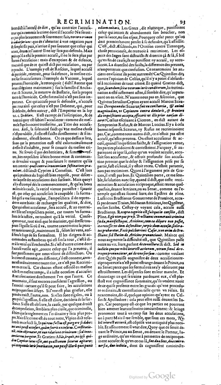 1629 - Veuve Nicolas Buon - Trésor du droit français (21754 T. 3) - BM Lyon