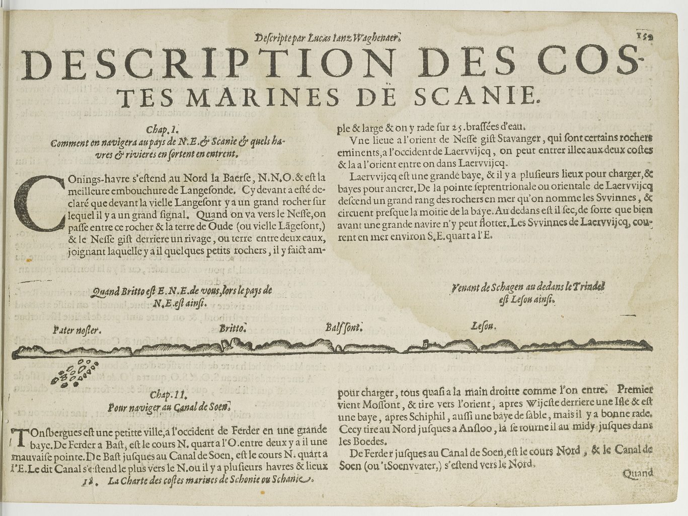 1601 - Bonaventure d’Aseville - Trésorerie ou cabinet de route marinesque - BnF