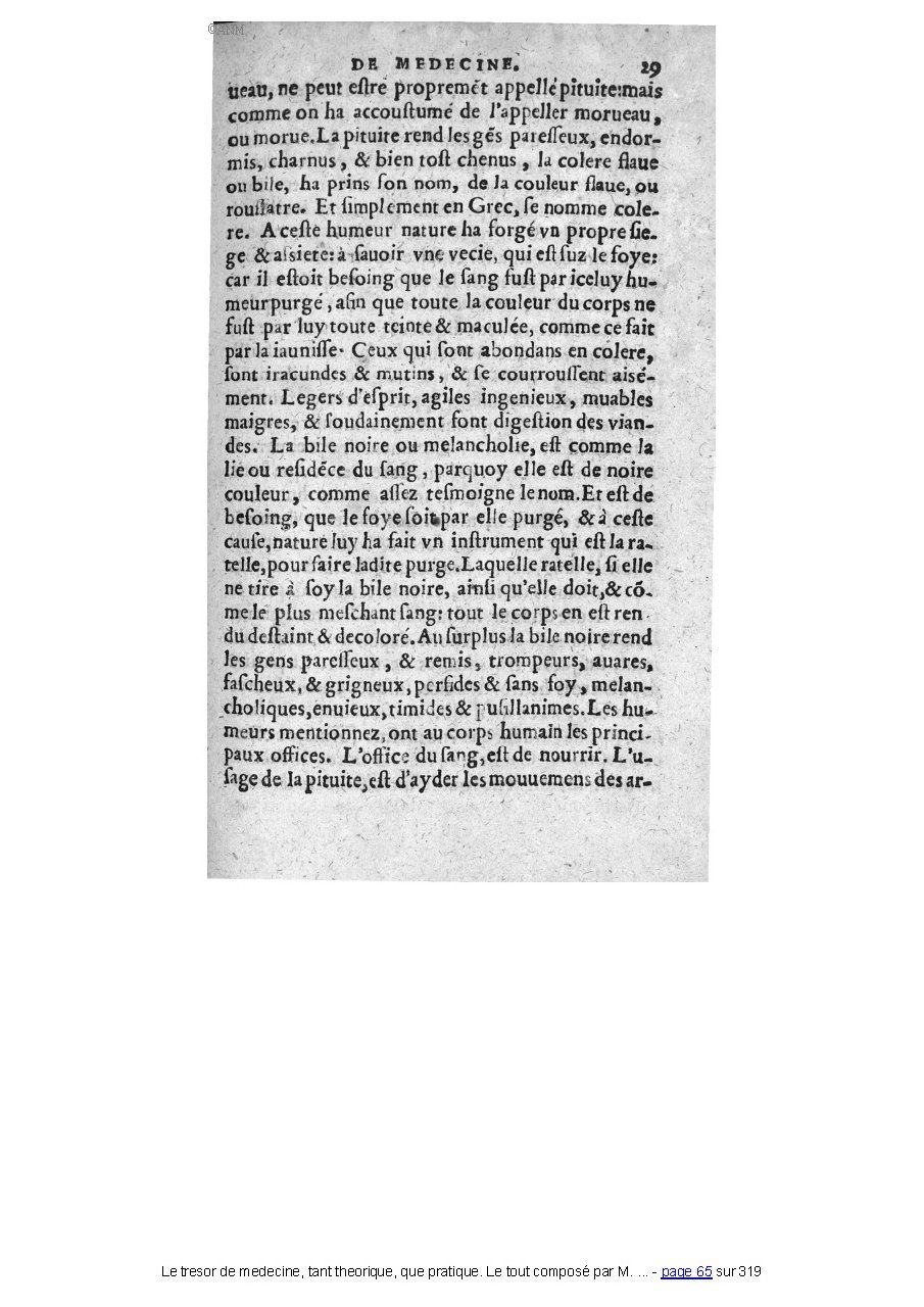 1560 - Pierre et Jan Moine - Trésor de médecine - Université Paris Cité
