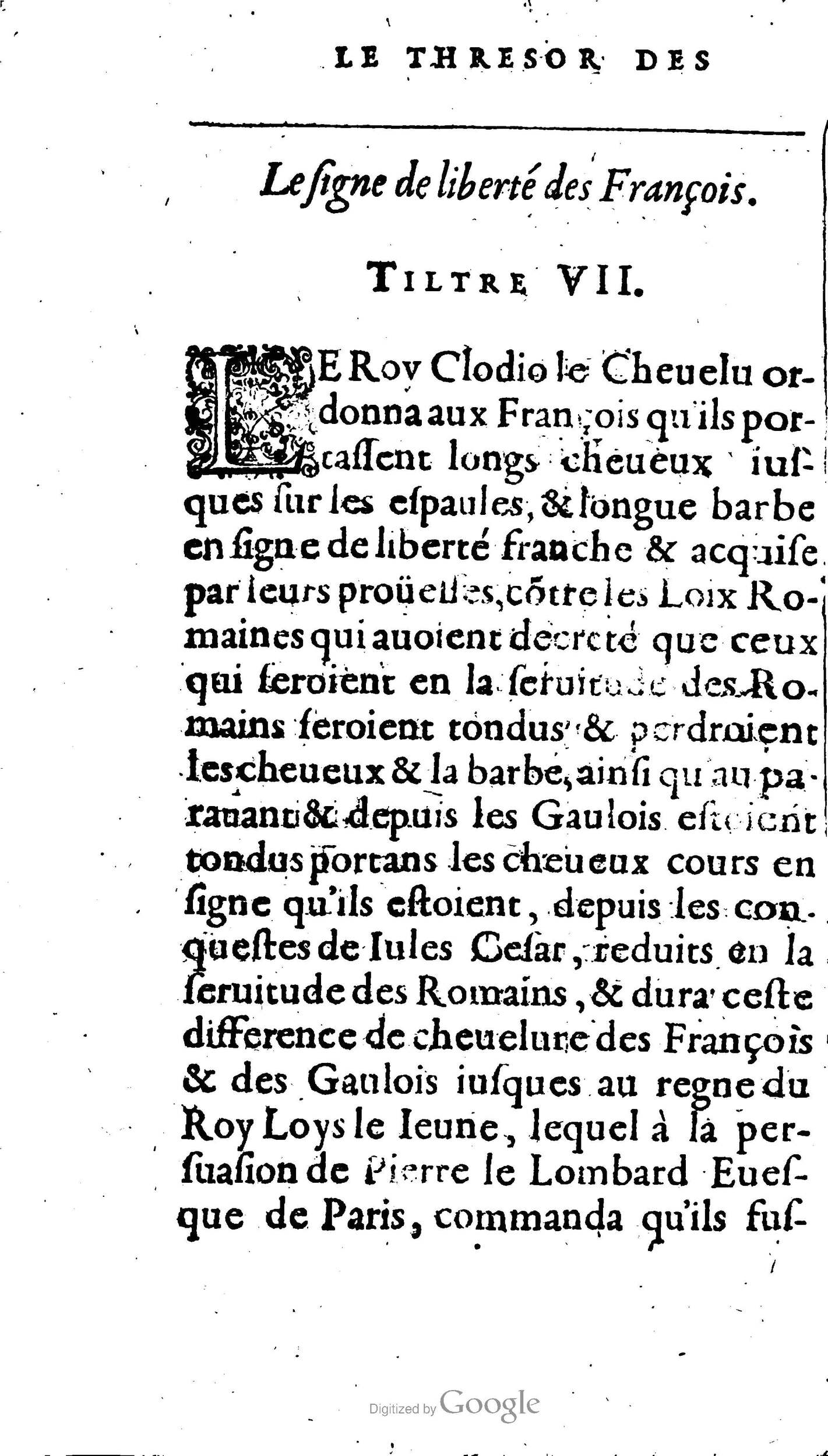 1604 - Galiot Corrozet - Trésor des histoires de France - BNC Florence 1604 - Galiot Corrozet - Trésor des histoires de France - BNC Florence