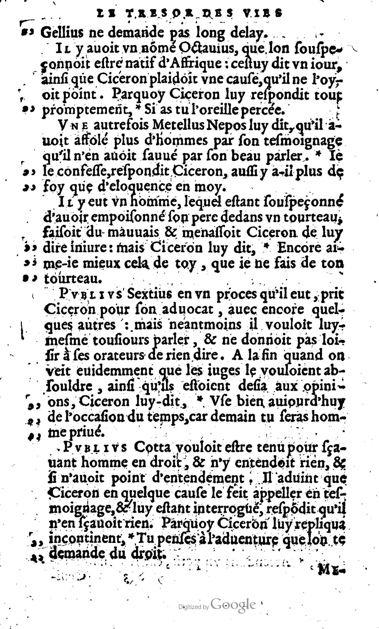 1568 - Willem Silvius - Trésor des vies de Plutarque - Anvers Plantin-Moretus