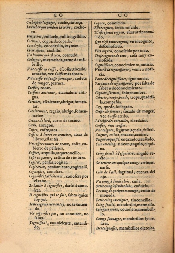 1607 - Marc Orry - Trésor des deux langues espagnole et française (Première et Seconde parties) - ÖNB Wien
