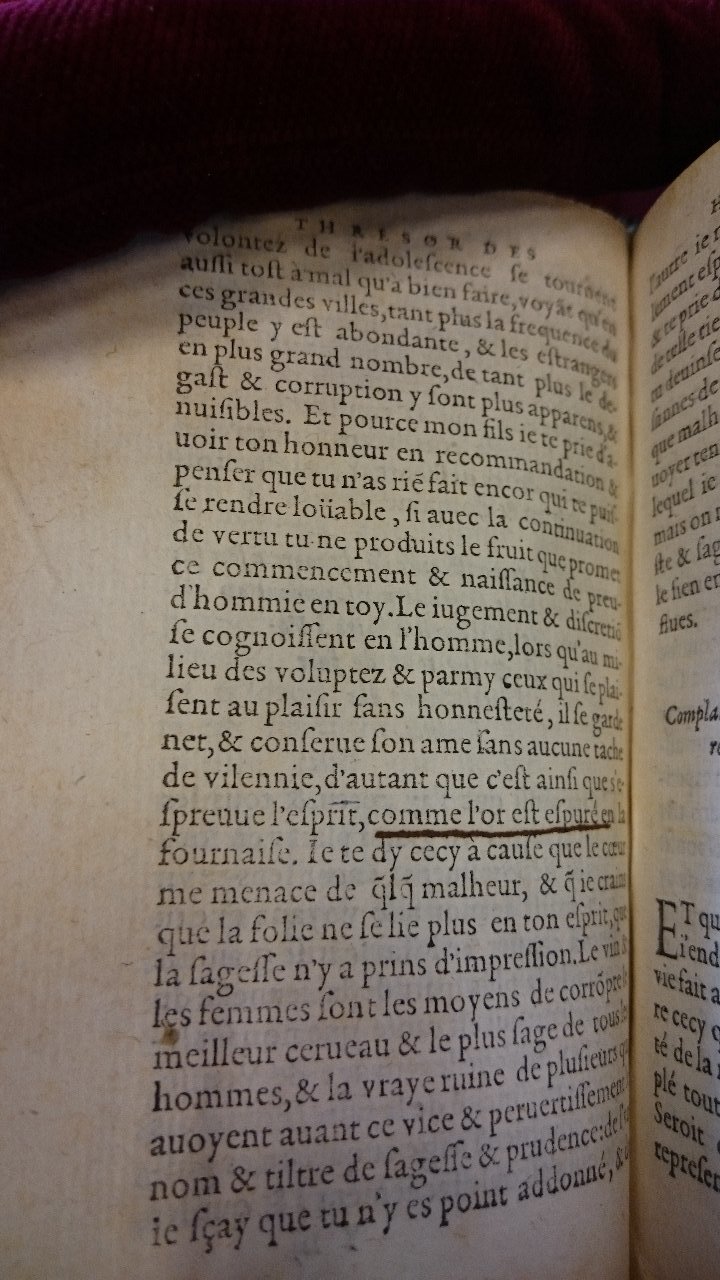 1581 - Pierre Le Voirier et Gervais Mallot - Trésor des histoires tragiques - BnF Richelieu