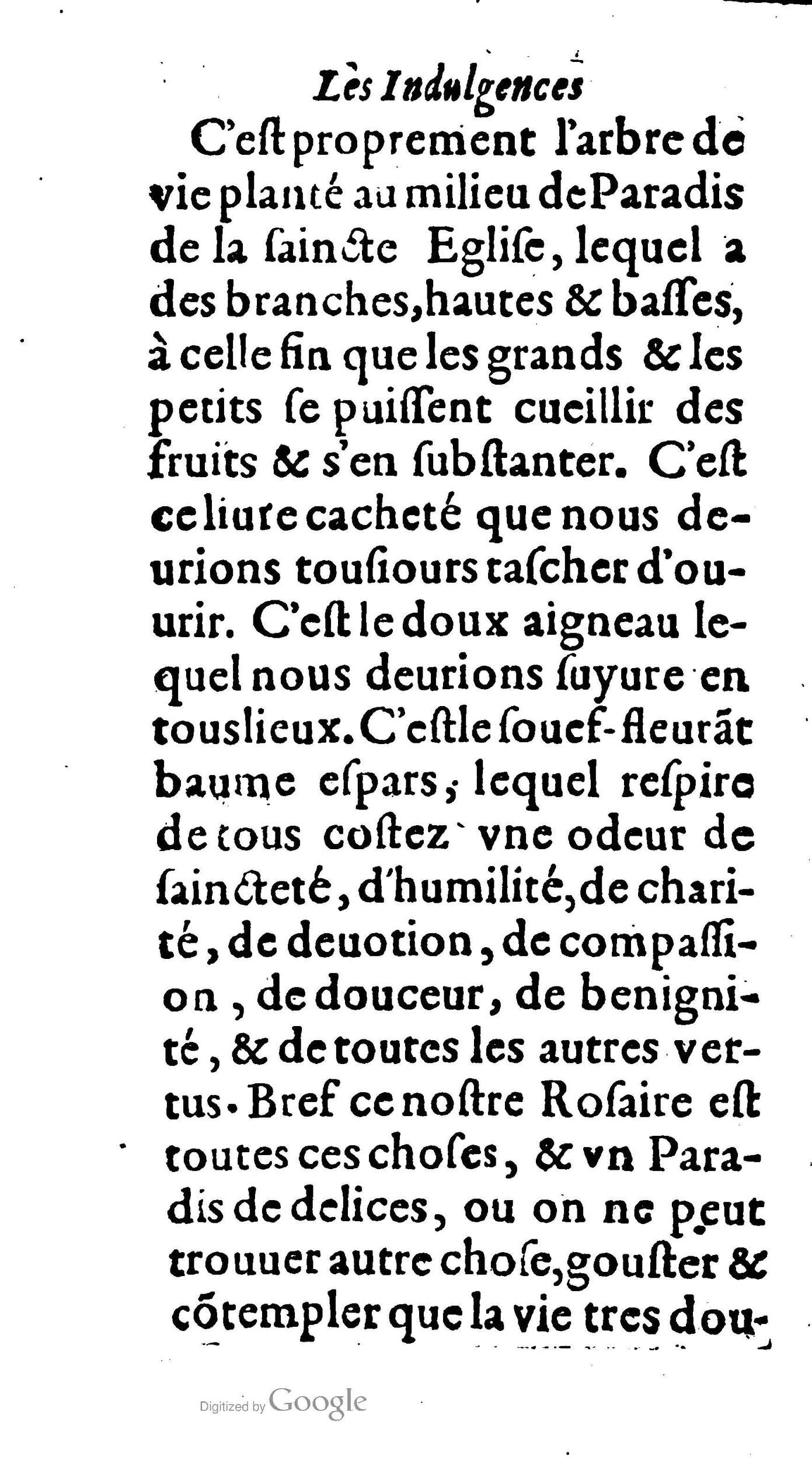 1604 - Jean Le Bouc - Trésor des indulgences du Saint Rosaire - BM Lyon 1604 - Jean Le Bouc - Trésor des indulgences du Saint Rosaire - BM Lyon
