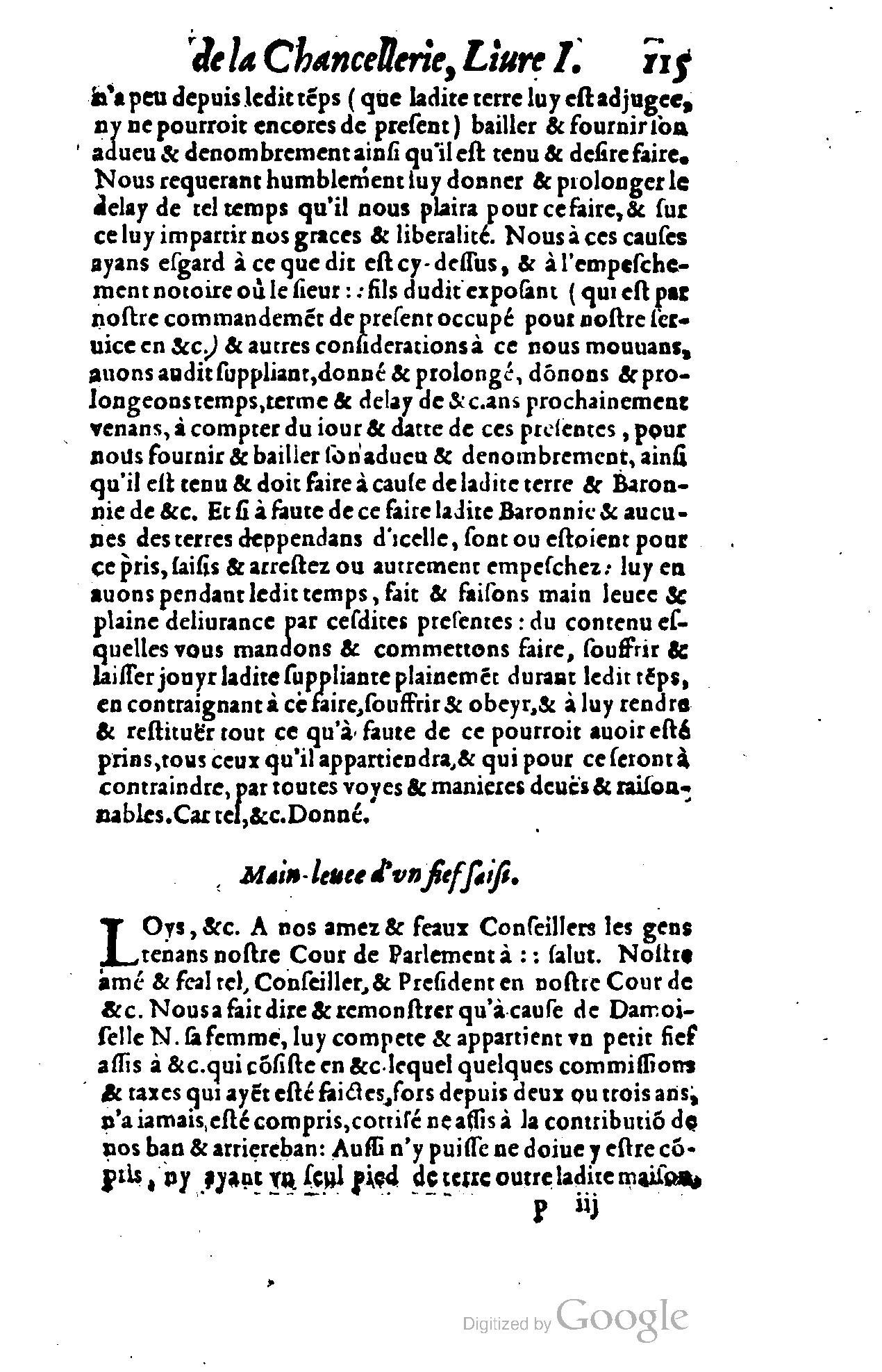 1614 - Jean Richer - Trésor du nouveau style et protocole de la chancellerie de France - BSB Munich