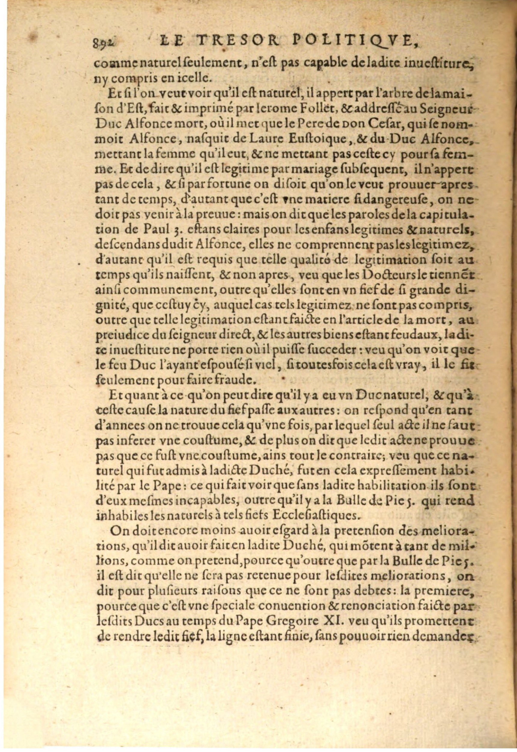 1608 - Nicolas Du Fossé - Trésor politique - BSB Munich