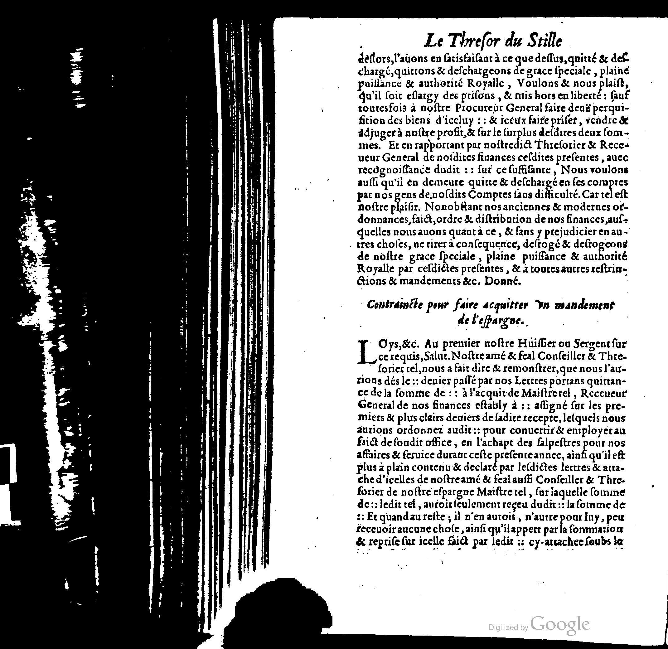1614 - Jean Richer - Trésor du nouveau style et protocole de la chancellerie de France - BSB Munich