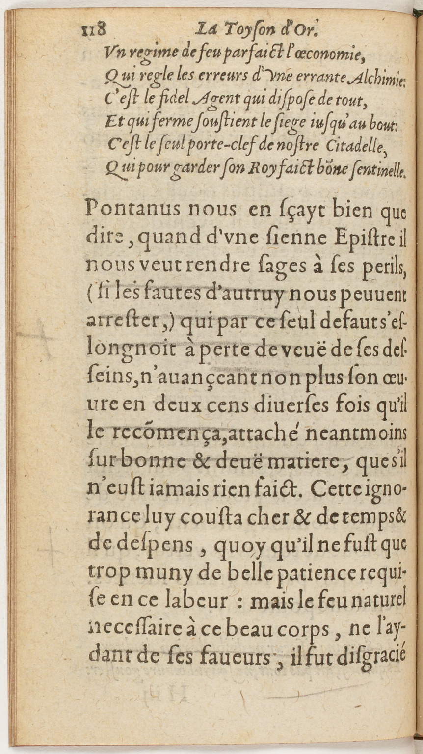 1612 - Charles Sevestre - Toison d’or ou la fleur des Trésors - BnF