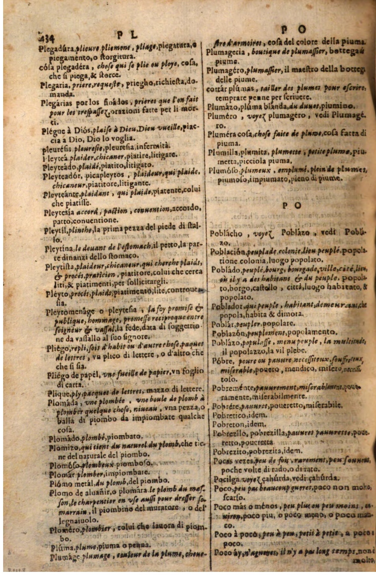 1644 - Jacques Crespin - Trésor des trois langues - Passau 1644 - Jacques Crespin - Trésor des trois langues - Passau