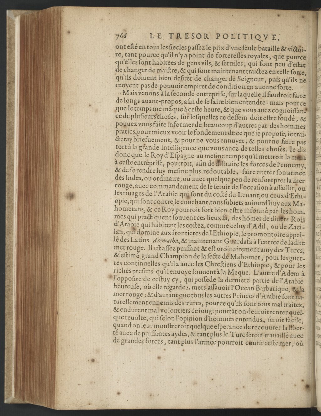1608 - Nicolas Du Fossé - Trésor politique - BnF Tolbiac