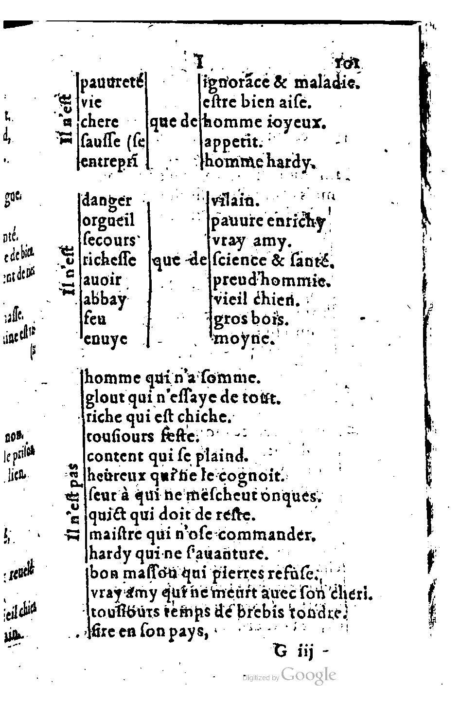 1582 - Nicolas Bonfons - Trésor des sentences dorées - BM Lyon 1582 - Nicolas Bonfons - Trésor des sentences dorées - BM Lyon