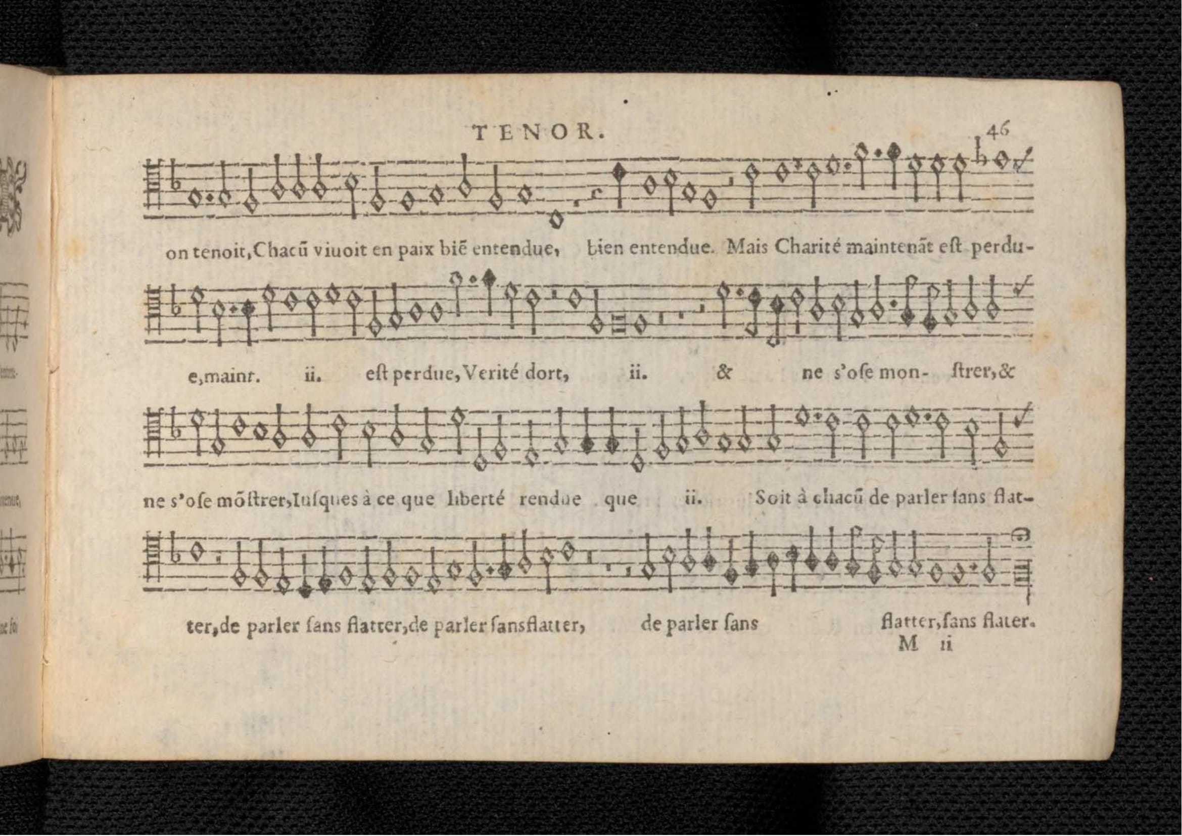 1576 - [Pierre de Saint-André] - Trésor de musique d’Orlande de Lassus Tenor - KBR Bruxelles