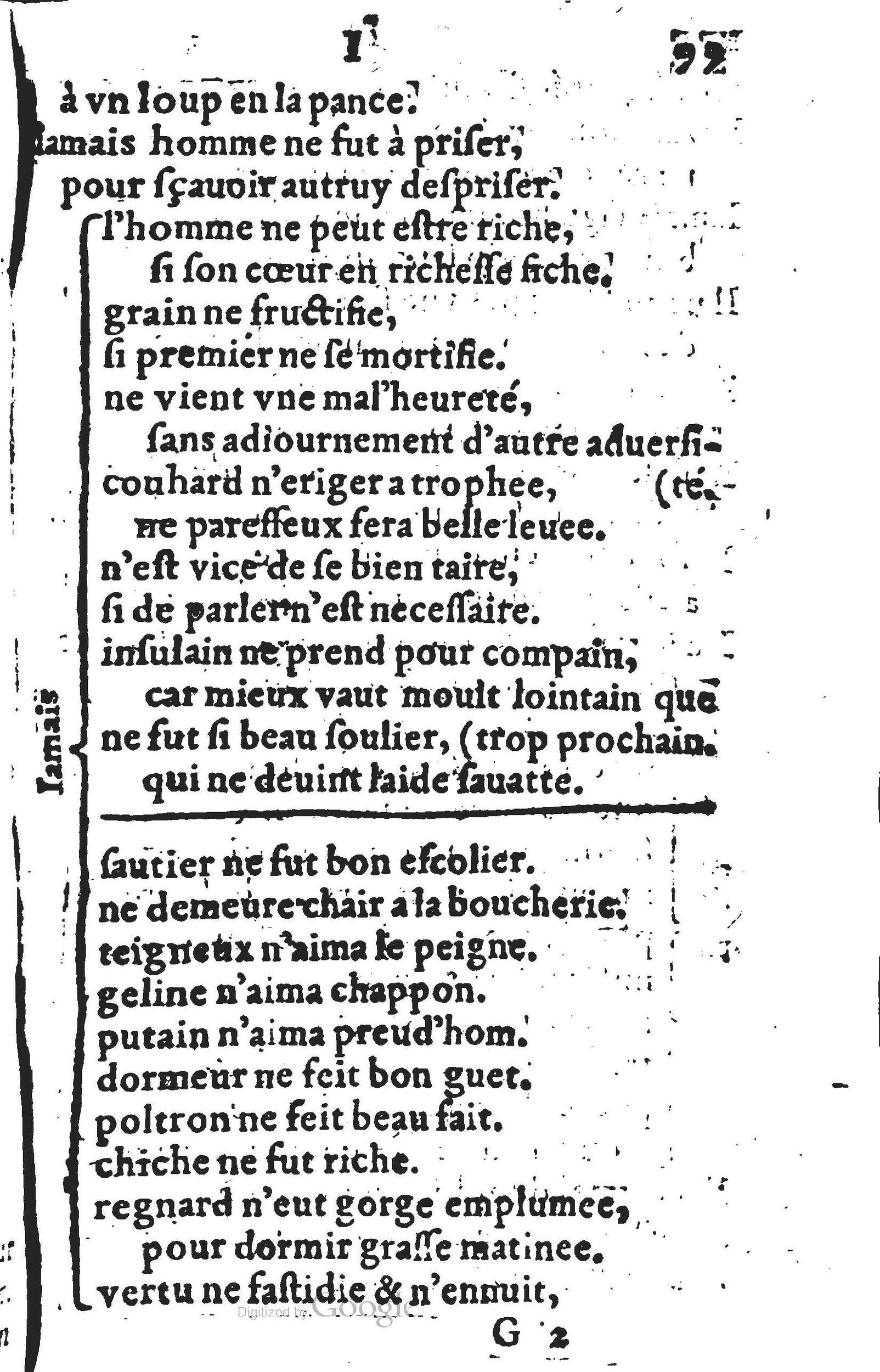 1578 - Nicolas Lescuyer - Trésor des sentences dorées - UGent