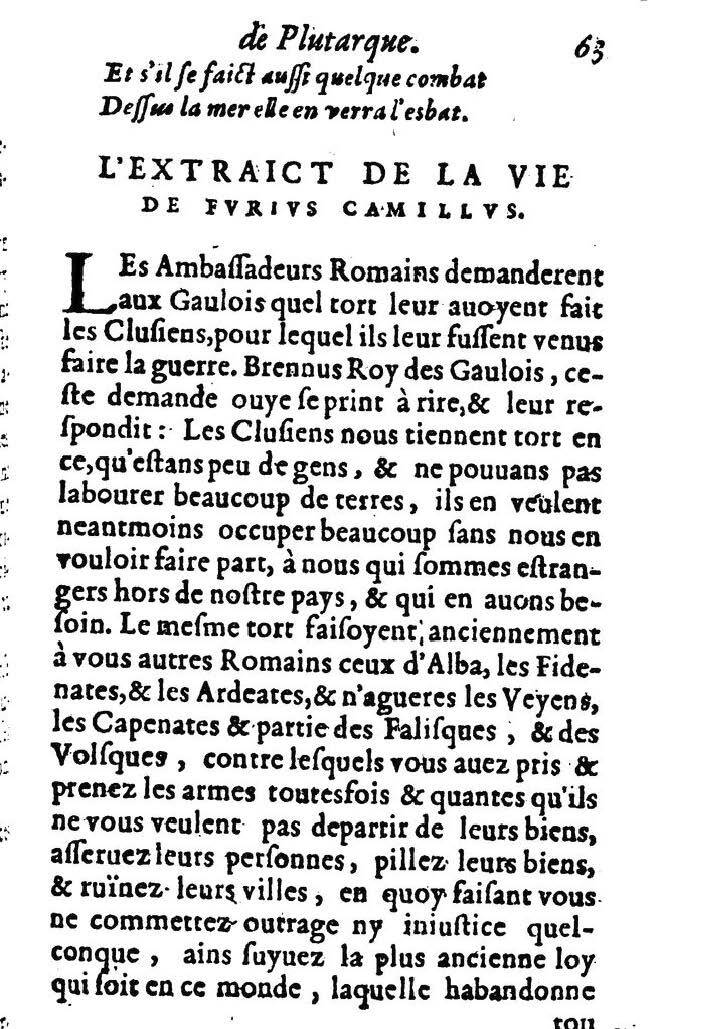 1611 - Pierre Rigaud - Trésor des vies de Plutarque - BM Lyon