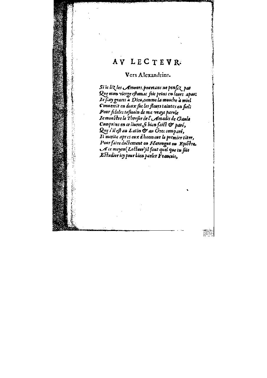 1572 - Veuve Gabriel Cotier - Trésor des Amadis - BM Lyon