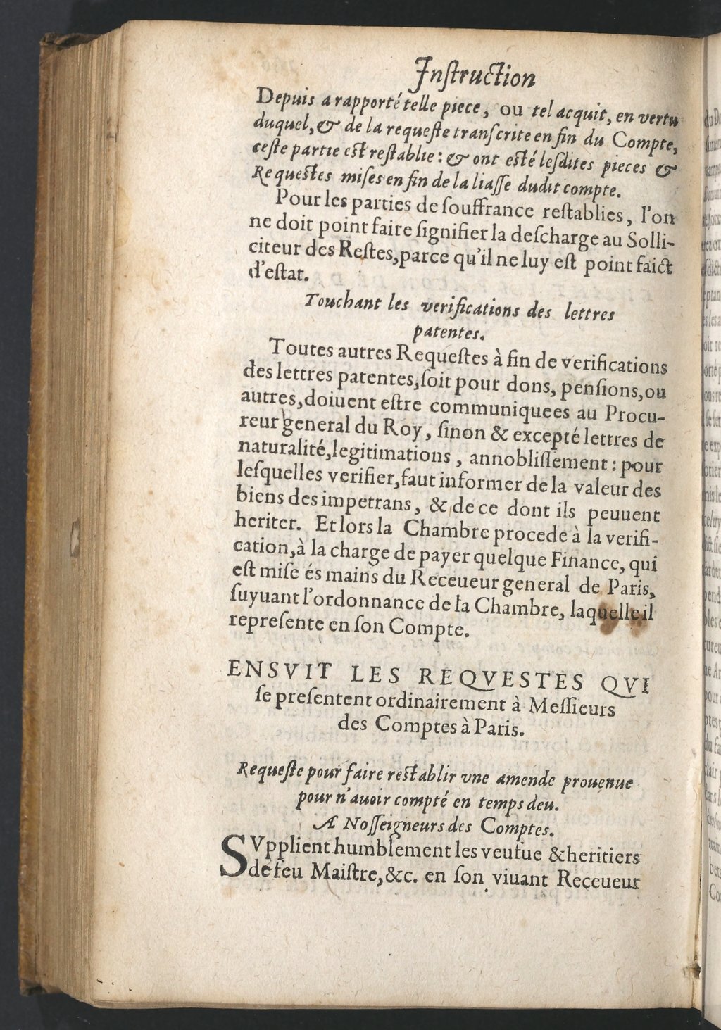1599 - Claude de Monstr’oeil et Jean Richer - Trésor des instructions des finances - BnF 1599 - Claude de Monstr’oeil et Jean Richer - Trésor des instructions des finances - BnF