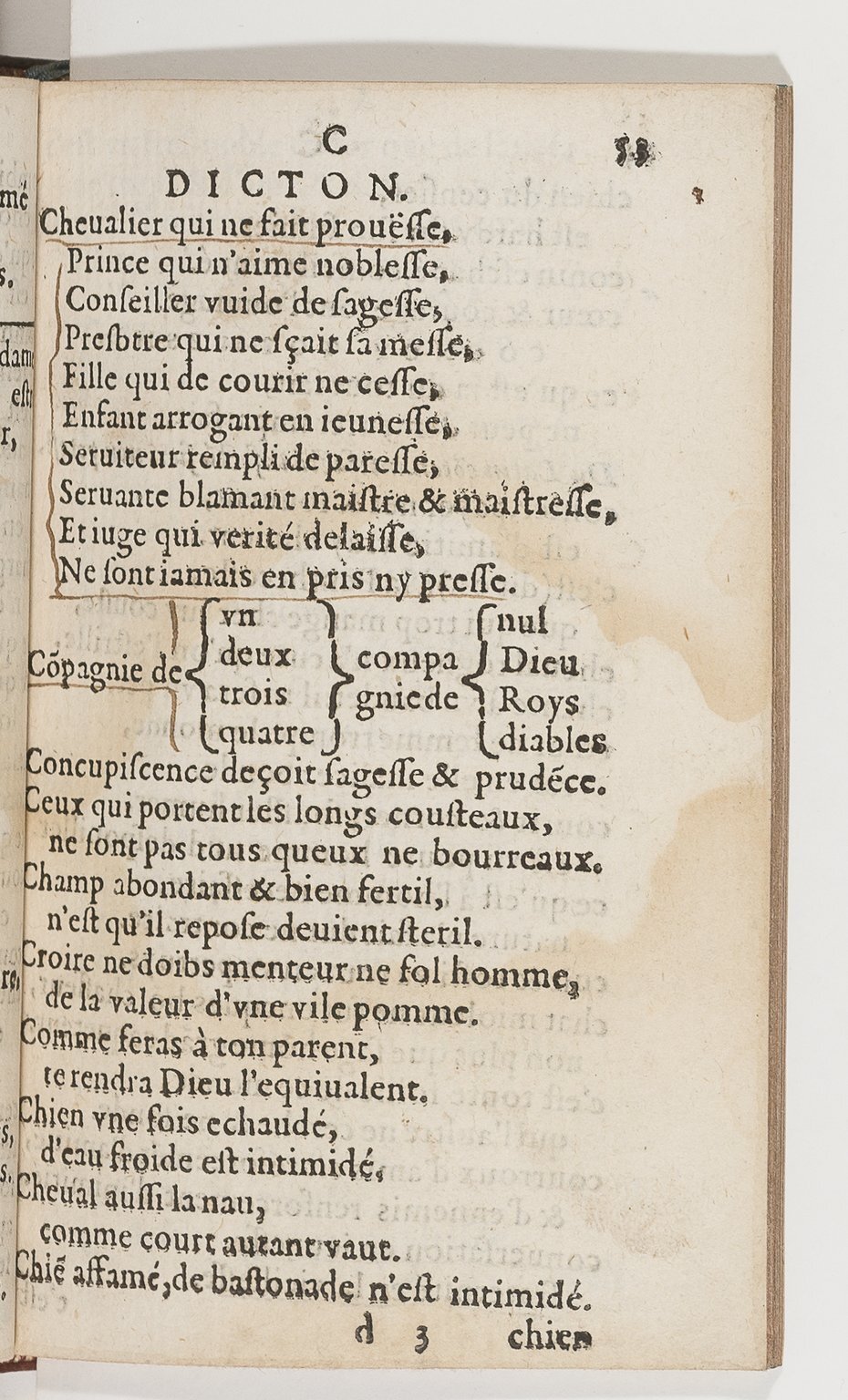 1577 - Jean d’Ogerolles - Trésor de sentences dorées - BnF Arsenal