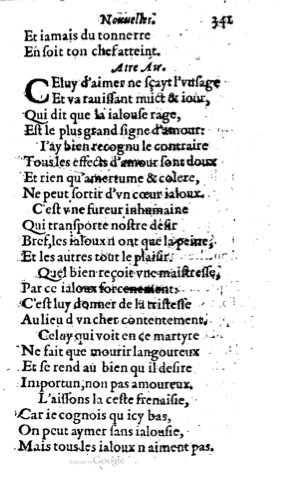1623 - Jacques Cailloüé - Trésor ou recueil des chansons amoureuses - British Library