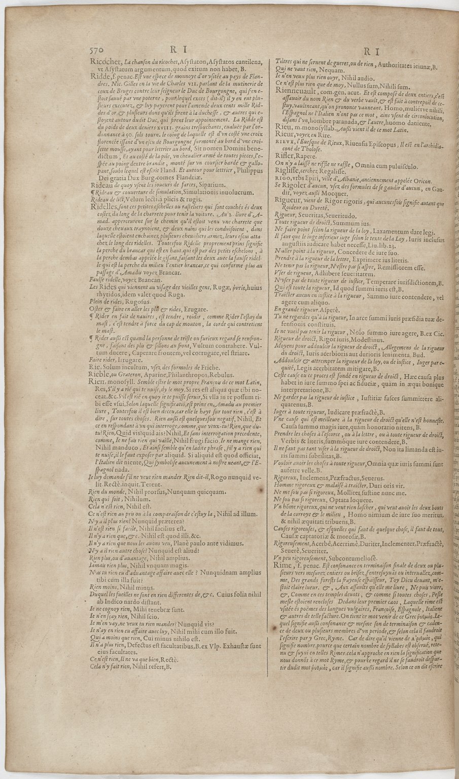 1606 - David Douceur - Trésor de la langue française - BnF