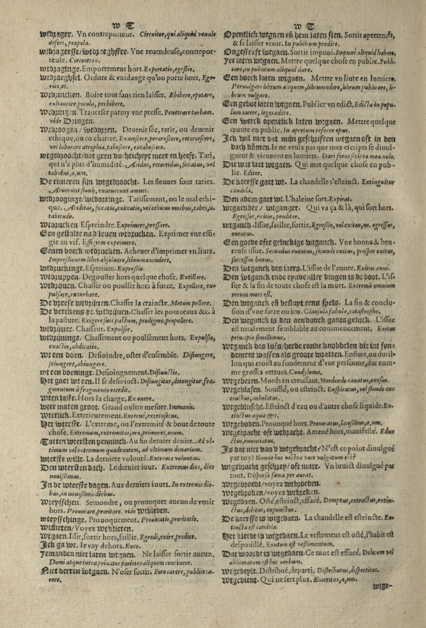 1573 - Christophe Plantin - Trésor du langage bas-allemand - Greifswald 1573 - Christophe Plantin - Trésor du langage bas-allemand - Greifswald