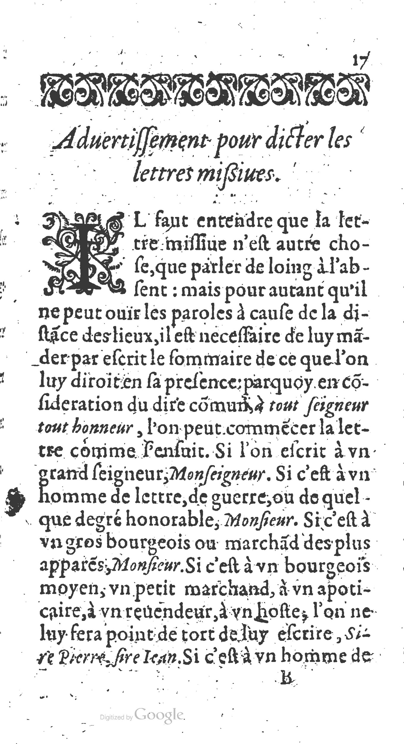 1604 - Fleury Bourriquant - Nouveau Trésor des secrétaires - British Library 1604 - Fleury Bourriquant - Nouveau Trésor des secrétaires - British Library