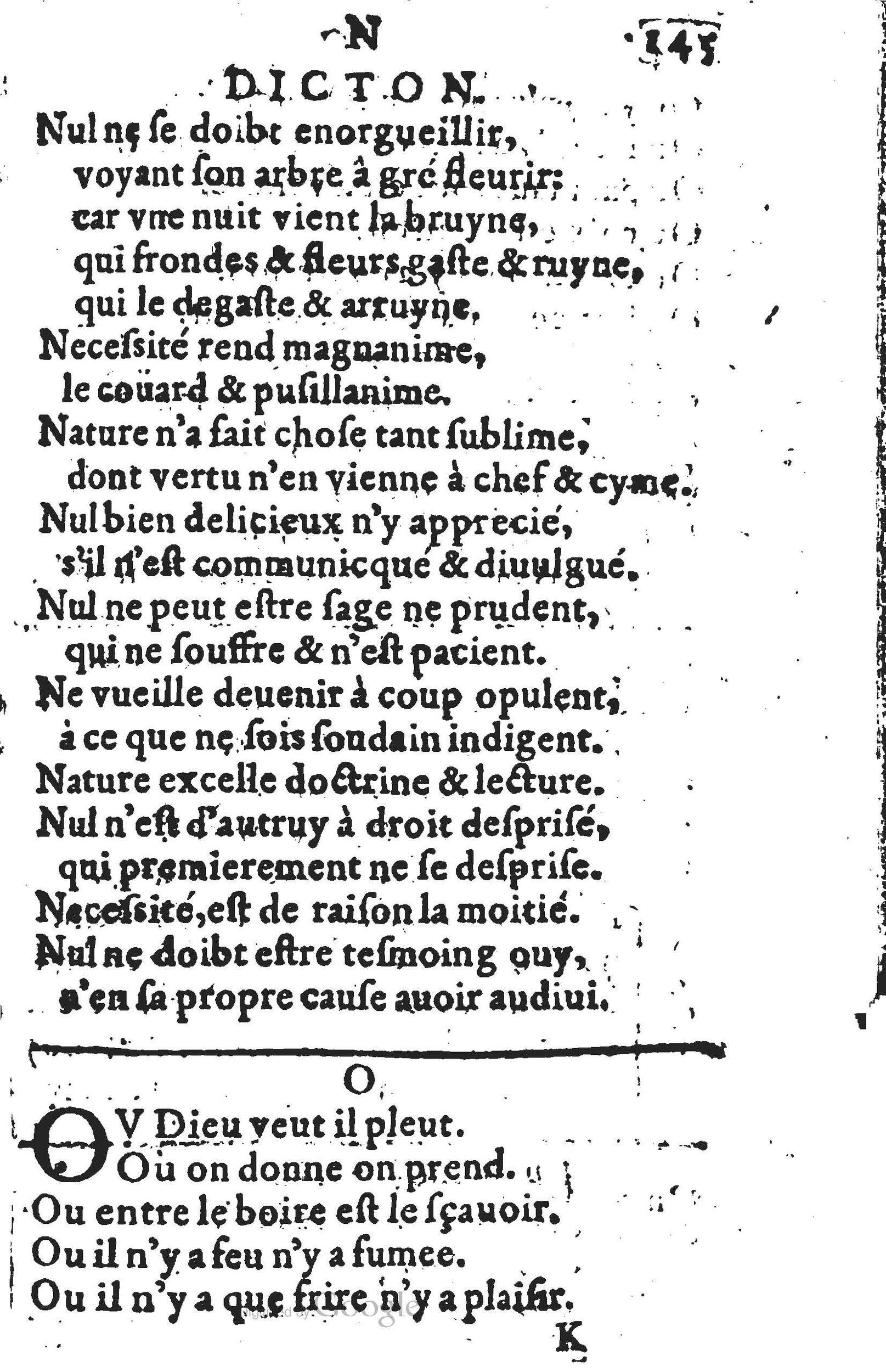 1578 - Nicolas Lescuyer - Trésor des sentences dorées - UGent