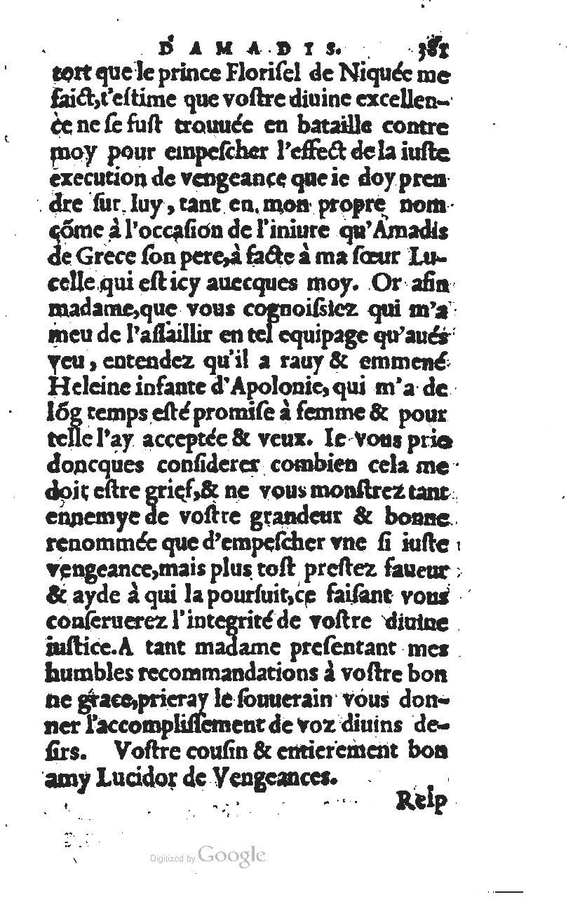 1567 - Jean Pygot - Trésor des Amadis - BM Lyon 1567 - Jean Pygot - Trésor des Amadis - BM Lyon