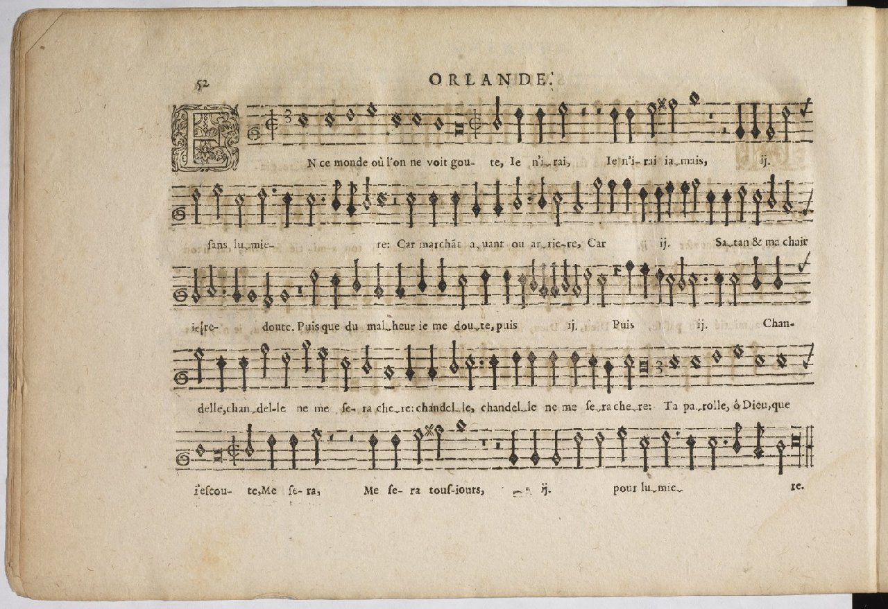 1594 - Paul Marceau - Trésor de musique d&#039;Orlande de Lassus, Superius, Bassus, Tenor, Quinta pars - BnF