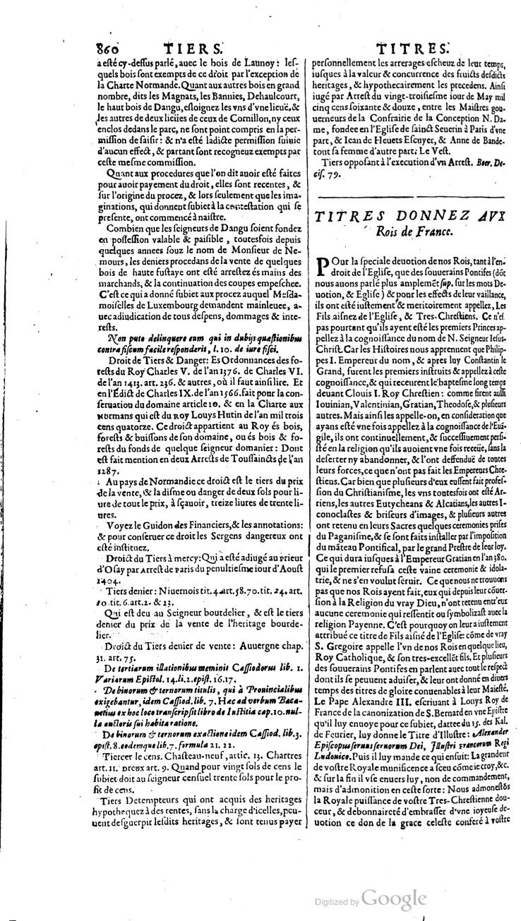1629 - Veuve Nicolas Buon - Trésor du droit français (21754 T. 3) - BM Lyon