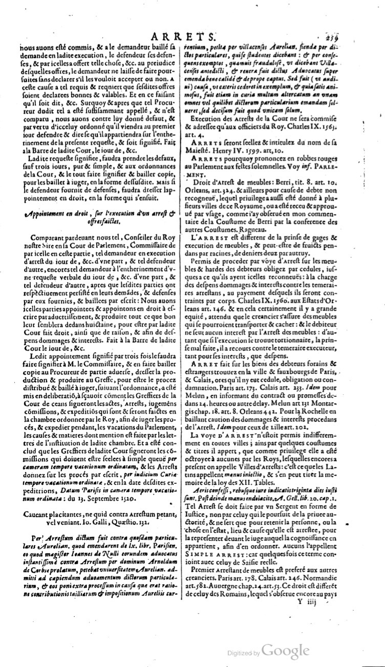 1629 - Veuve Nicolas Buon - Trésor du droit français (21754 T. 1) - BM Lyon