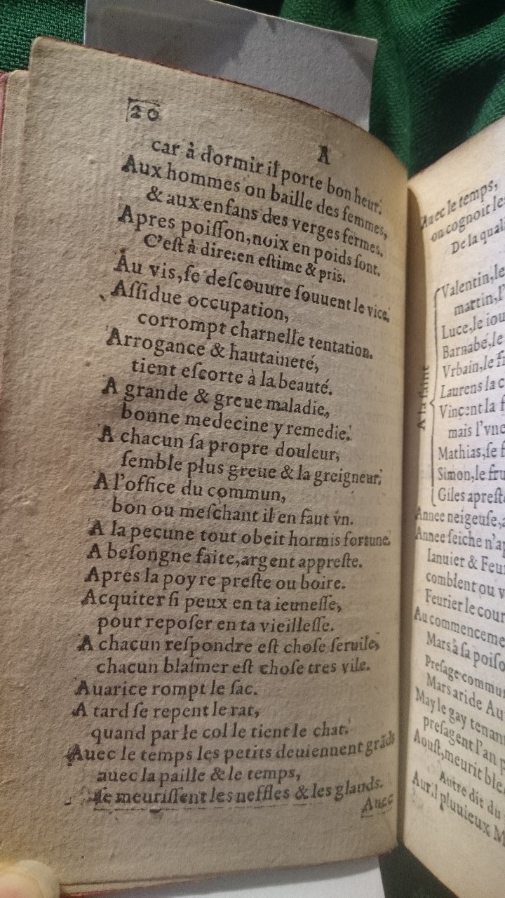 1579 - Nicolas Lescuyer - Trésor des sentences dorées - BnF