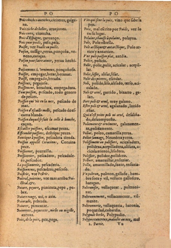 1607 - Marc Orry - Trésor des deux langues espagnole et française (Première et Seconde parties) - ÖNB Wien