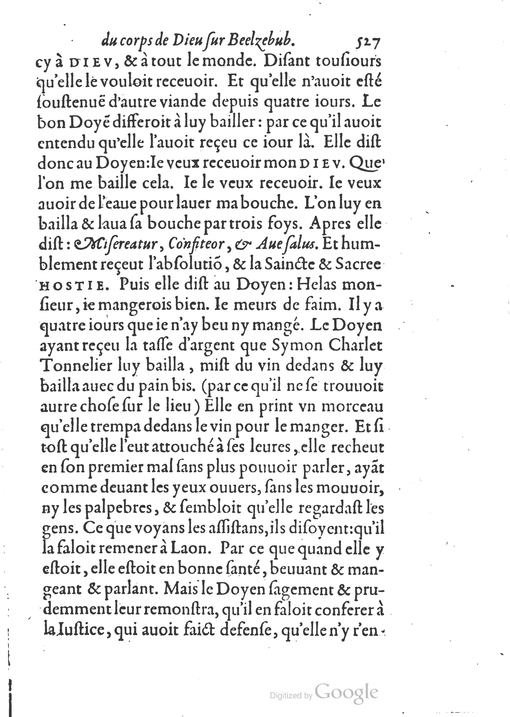 1578 - Nicolas Chesneau - Trésor et entière histoire de la triomphante victoire du corps de Dieu sur l’esprit malin - British Library