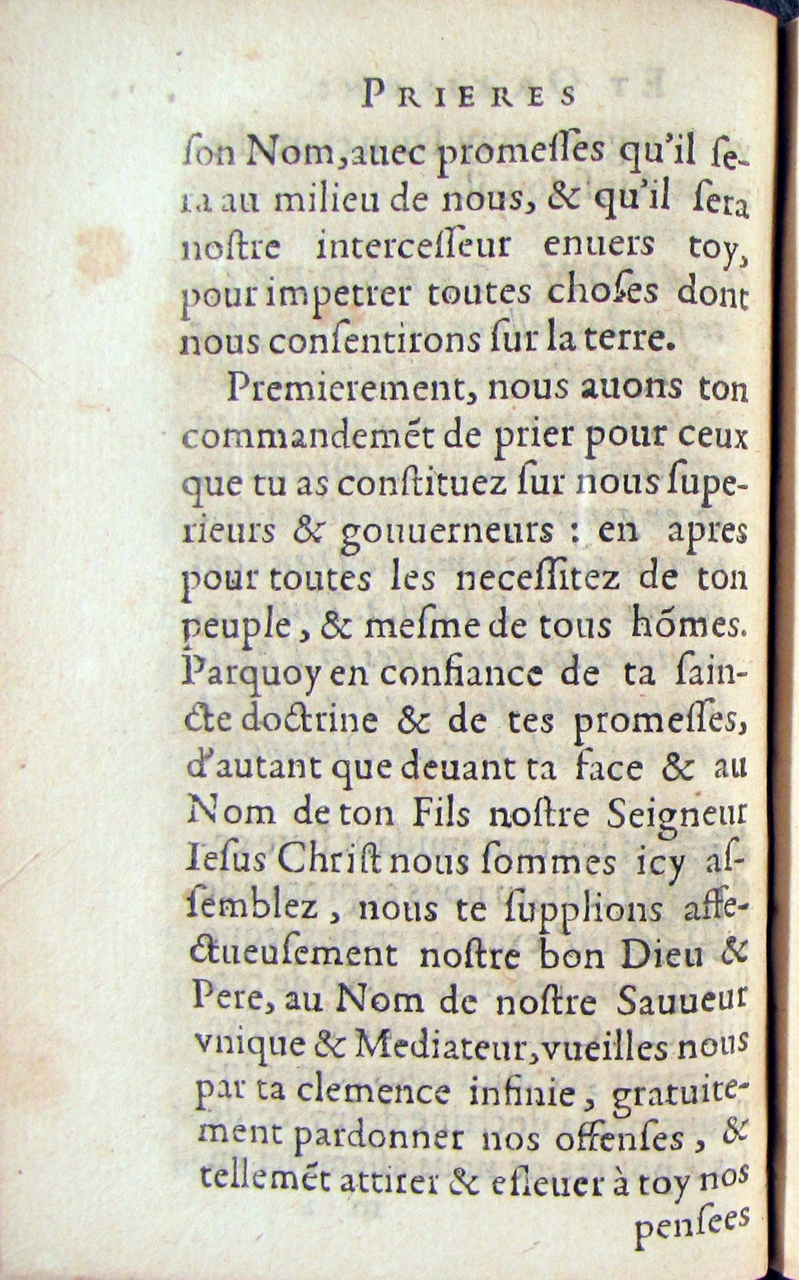 1572 - Antoine Certia - Trésor des prières, oraisons et instructions chrétiennes - Nîmes