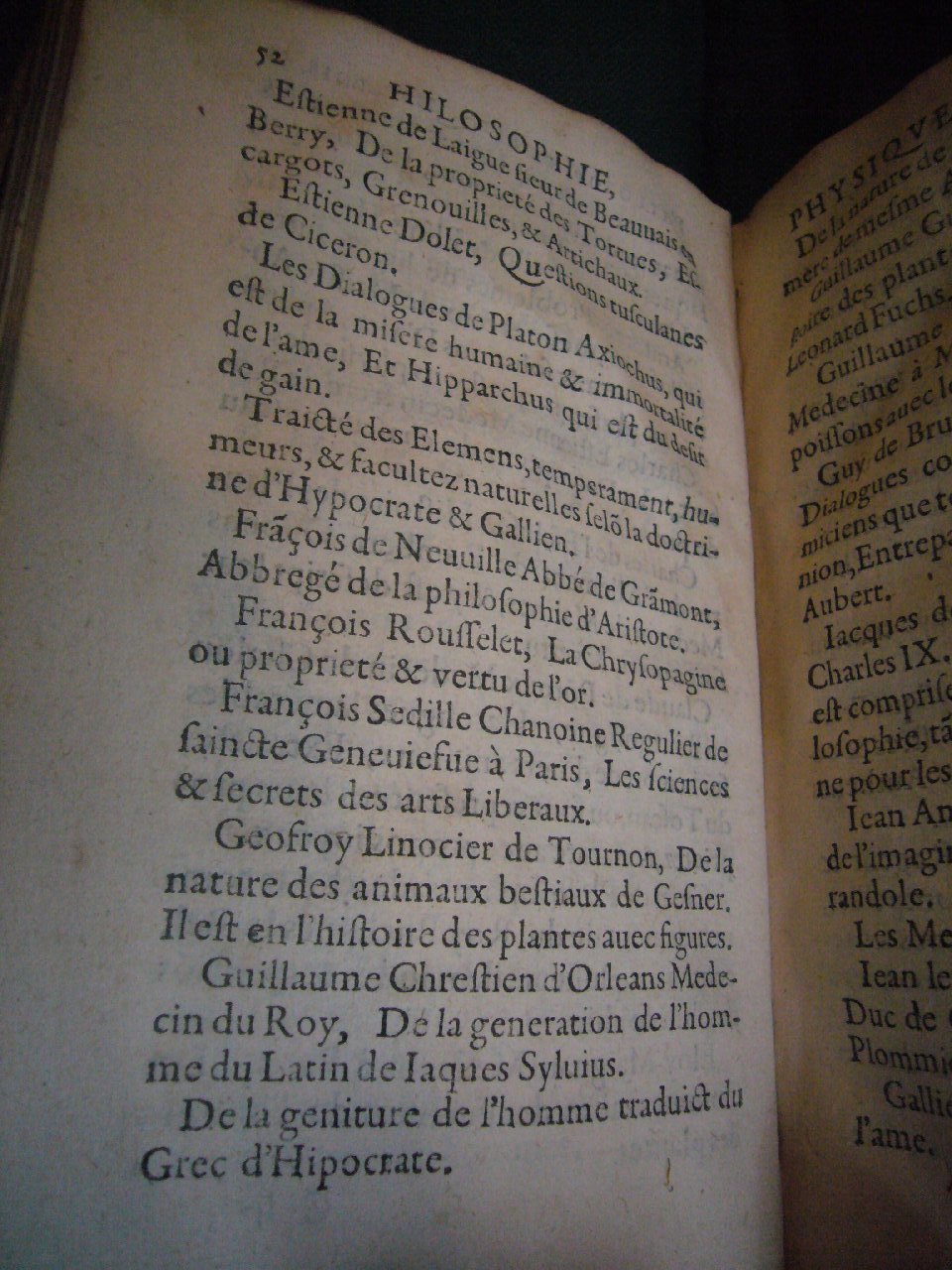 1602 - François Jacquin - Trésor des bons esprits français - BnF Arsenal