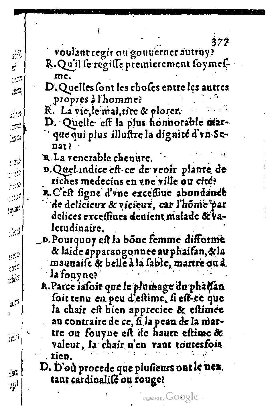 1582 - Nicolas Bonfons - Trésor des sentences dorées - BM Lyon